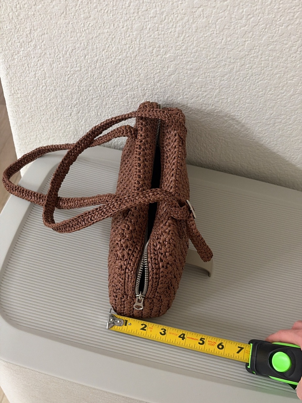 🤎 Handmade Korean Woven Shoulder Bag - Picture 6 of 7